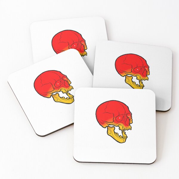 Item preview, Red skull designed and sold by JohnJudyArt.
