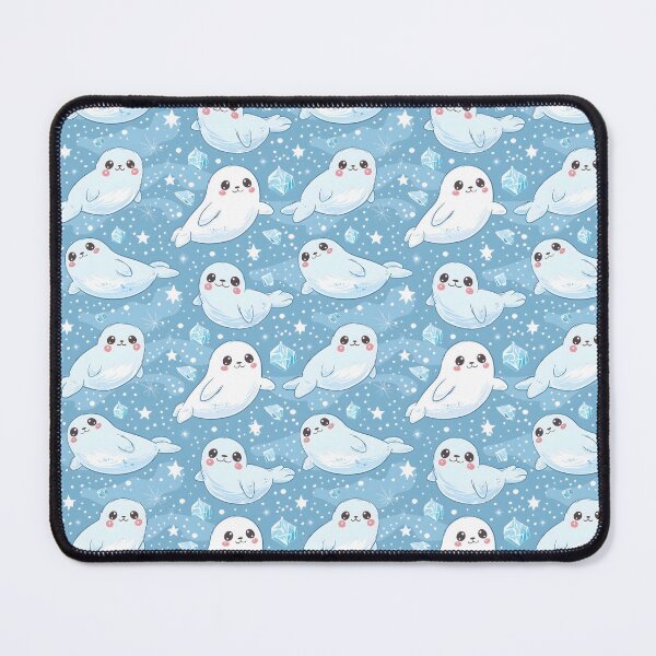 Item preview, Seal Blue Stars Pattern designed and sold by palaco210.