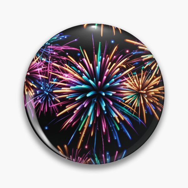 Item preview, Neon Fireworks - Multicolor Fireworks at Night designed and sold by gjsart.