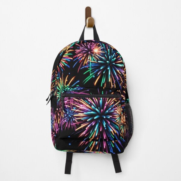 Item preview, Neon Fireworks - Multicolor Fireworks at Night designed and sold by gjsart.