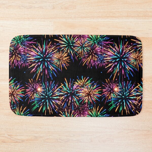 Item preview, Neon Fireworks - Multicolor Fireworks at Night designed and sold by gjsart.