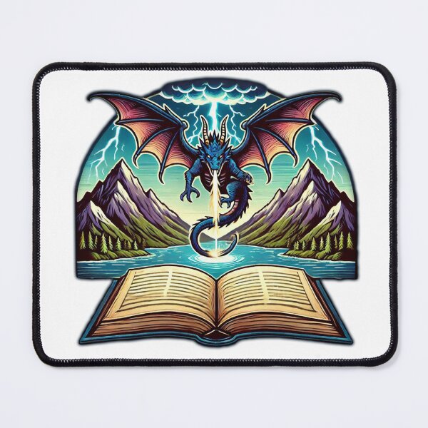 Item preview, Book Dragon designed and sold by ChippyChics.