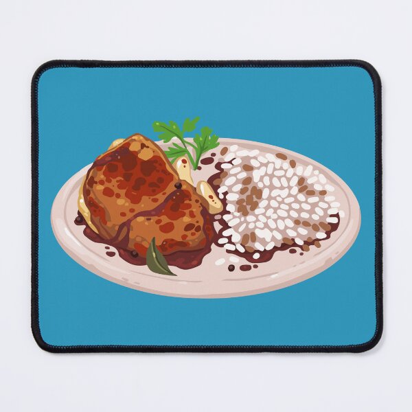 Item preview, Savory Delight - Juicy Meat with Rice designed and sold by MrGlayga.