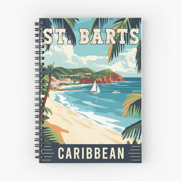 Item preview, Escape to St. Barts - Captivating Caribbean Travel Art designed and sold by turtlestart.