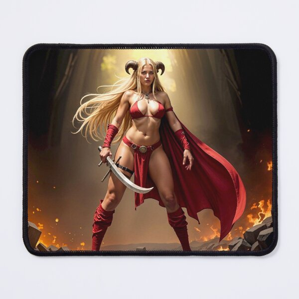 Item preview, Sexy Demon Warrior Girl designed and sold by FotoLibreStudio.
