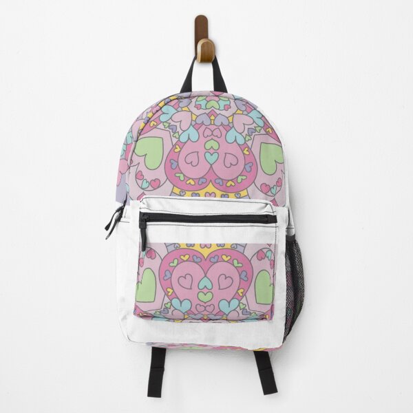 Item preview, Colorful Mandala with Hearts Pink Green designed and sold by CrocoDi.