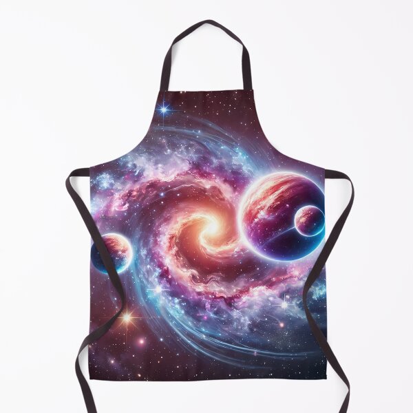 Item preview, "Vibrant cosmic galaxy with swirling nebulae." designed and sold by OrbitOdyssey.