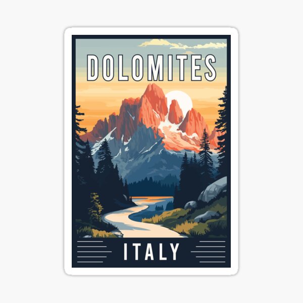 Item preview, Explore the Majestic Dolomites in Italy - Stunning Travel Art designed and sold by turtlestart.