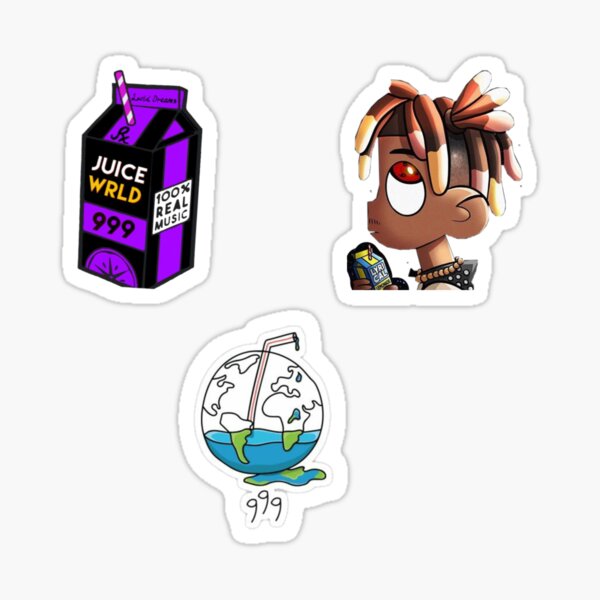 Aperçu de l'œuvre Pack d'autocollants Juice WRLD créée et vendue par Letsgonjdevils0.