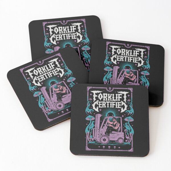 Item preview, Forklift Certified Tarot - Heavy Metal Warehouse Worker Death Meta designed and sold by Mystikos Art.