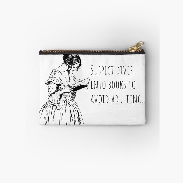 Item preview, Suspect Dives Into Books to Avoid Adulting designed and sold by lisaamakye.