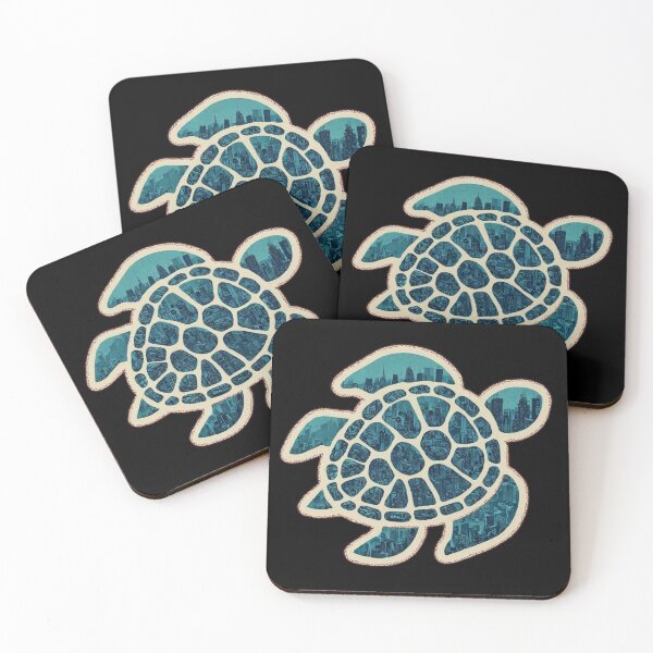 Item preview,  The City That Never Sleeps... on a Turtle's Back designed and sold by MOONE FLOWER.