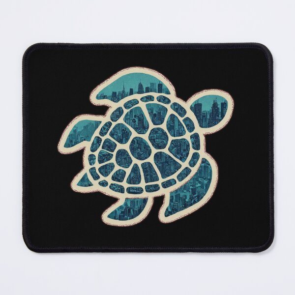 Item preview,  The City That Never Sleeps... on a Turtle's Back designed and sold by MOONE FLOWER.