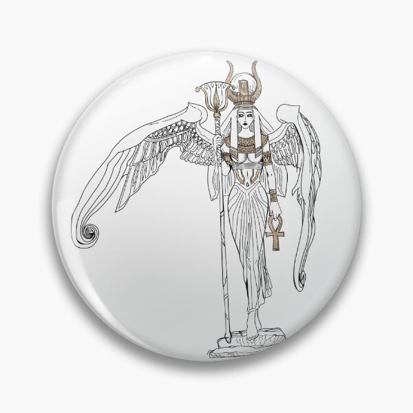 Item preview, Isis - Goddess of magic and wisdom designed and sold by witchlingart.
