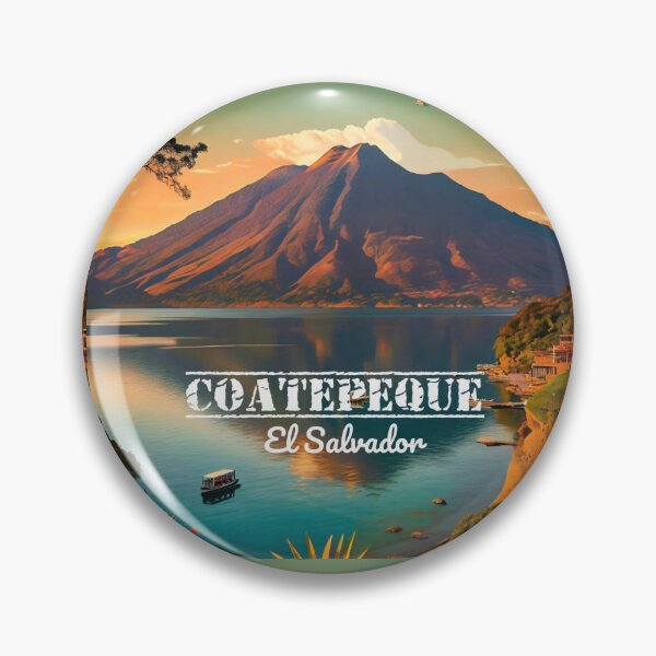 Item preview, Wall  Art El Salvador | Coatepeque Lake Travel Vintage Poster designed and sold by kestrada2906.