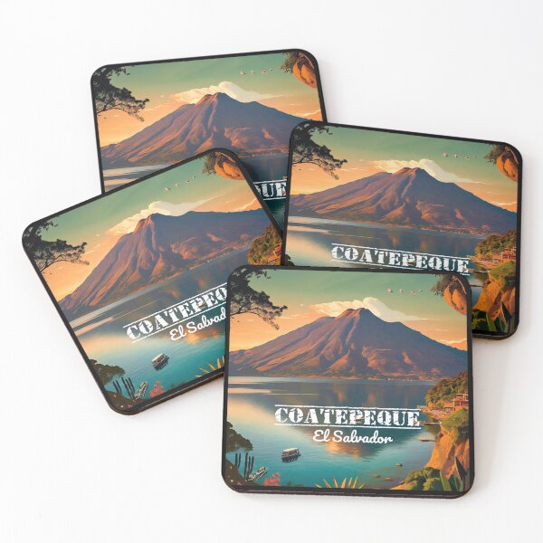Item preview, Wall  Art El Salvador | Coatepeque Lake Travel Vintage Poster designed and sold by kestrada2906.