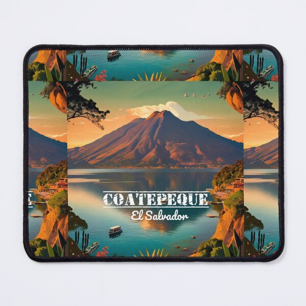 Item preview, Wall  Art El Salvador | Coatepeque Lake Travel Vintage Poster designed and sold by kestrada2906.