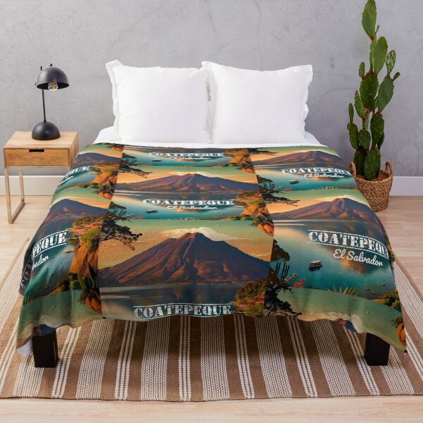 Item preview, Wall Art El Salvador | Coatepeque Lake Travel Vintage Poster designed and sold by kestrada2906.
