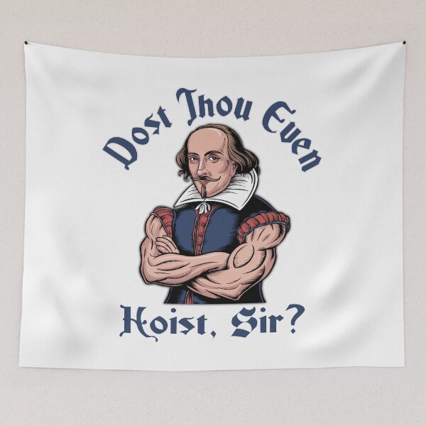 Item preview, Funny Shakespeare workout, gym designed and sold by Mr-Right-On.