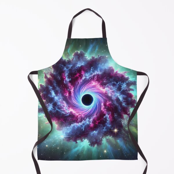 Item preview, "Vibrant nebula and glowing black hole." designed and sold by OrbitOdyssey.