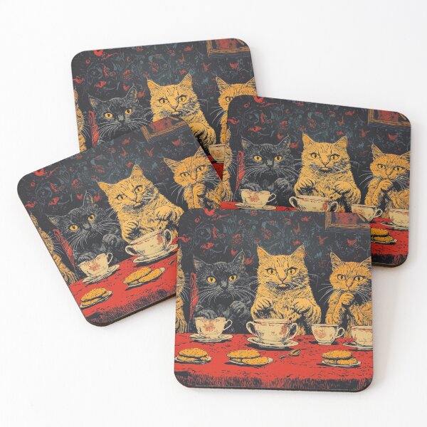 Item preview, Cat Tea Party designed and sold by HardysHouse.