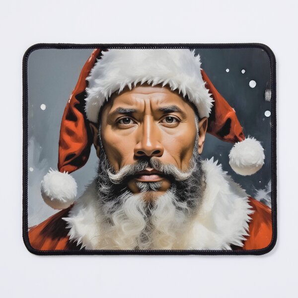 Artikelvorschau, Dwayne Johnson als Weihnachtsmann entworfen und verkauft von bogfl.