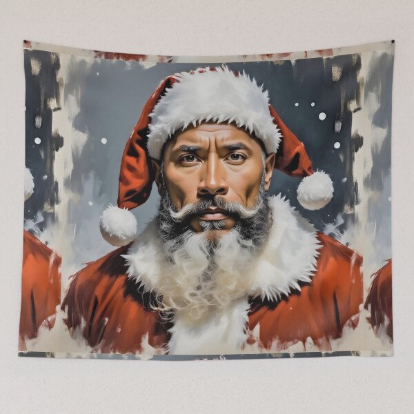 Item preview, Dwayne Johnson como Papá Noel designed and sold by bogfl.