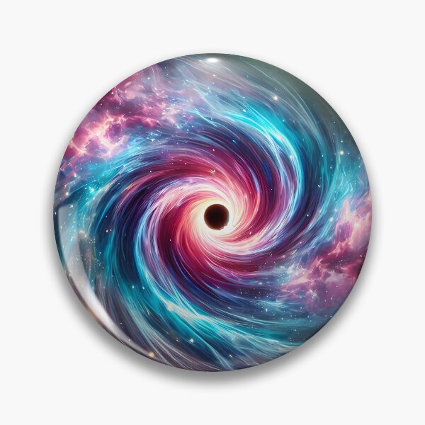 Item preview, "Swirling nebula and glowing black hole." designed and sold by OrbitOdyssey.