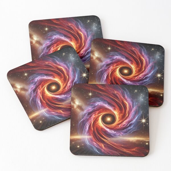 Item preview, "Rotating nebula with vibrant cosmic colors." designed and sold by OrbitOdyssey.
