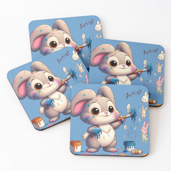 Item preview, Artistic Bunny designed and sold by Moonlit Paws.