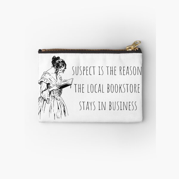 Item preview, Suspect is the Reason the Local Bookstore Stays in Business designed and sold by lisaamakye.