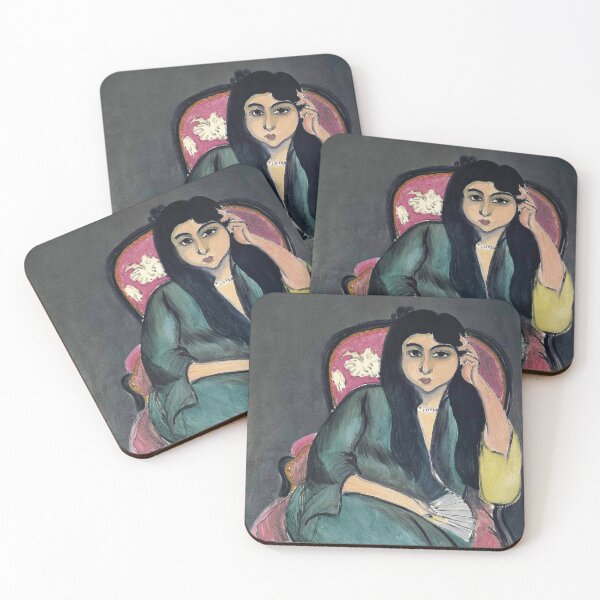 Item preview, Laurette en verde en una silla rosa designed and sold by RickE.