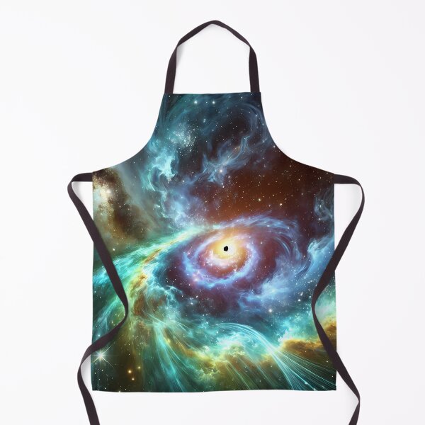 Item preview, "Vibrant nebula and glowing black hole." designed and sold by OrbitOdyssey.