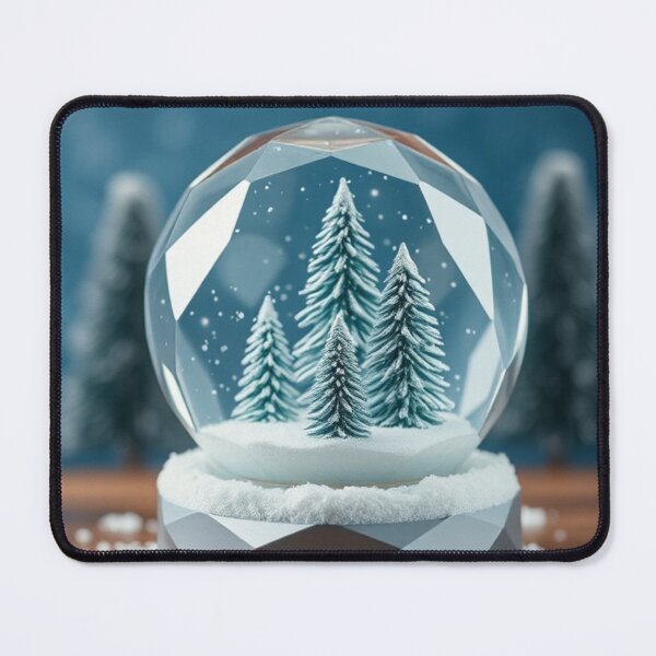 Item preview, Geometric Snow Globe - Modern Festive Artwork designed and sold by ItheMattI.