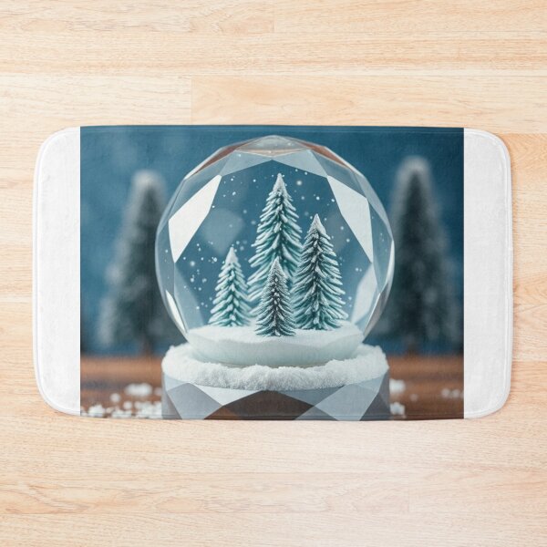 Item preview, Geometric Snow Globe - Modern Festive Artwork designed and sold by ItheMattI.
