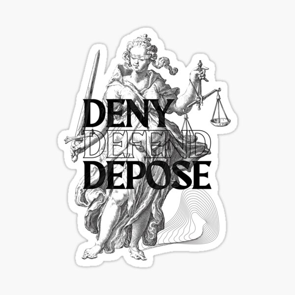 Item preview, Deny Defend Depose - Empowering Revolutionary Statement designed and sold by Wilder Designs.