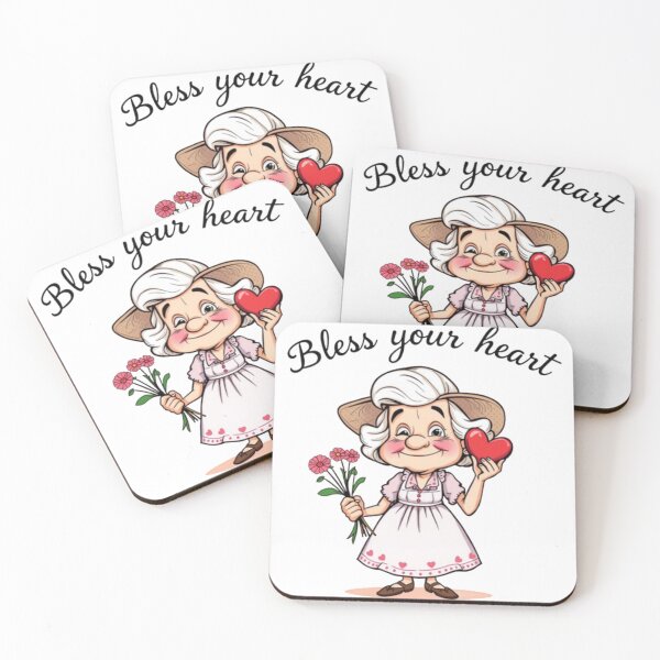 Item preview, Southern Old Lady Bless Your Heart Cartoon designed and sold by Bigfoot T-Shirt Co..