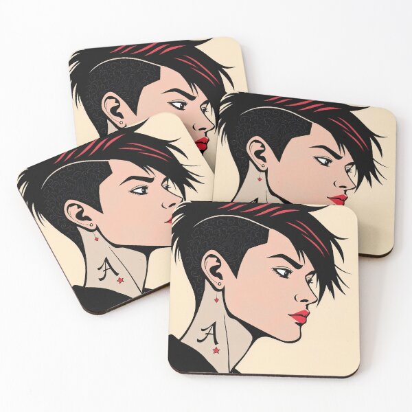 Item preview, Aria, strength, individuality, and defiance. Comic book art. designed and sold by getgoart.