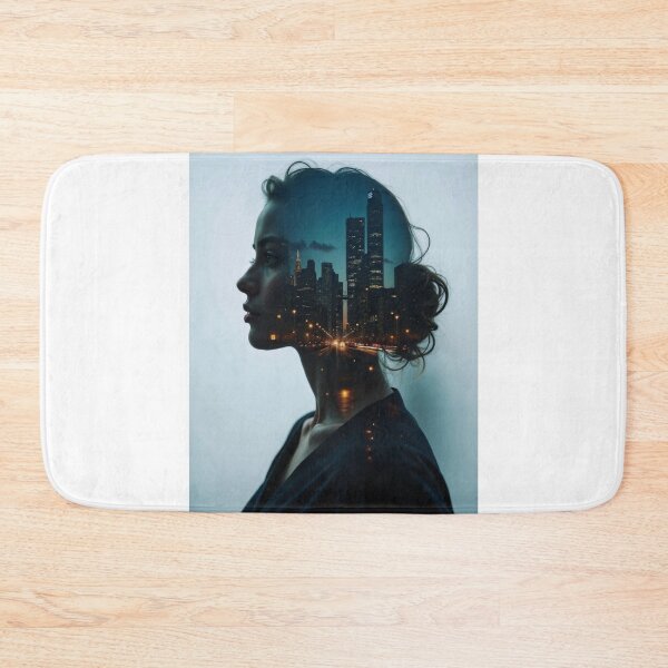 Item preview, Thoughtful between skyscrapers designed and sold by ArtCreator2023.