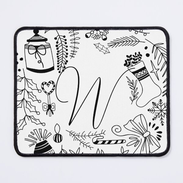 Item preview, Festive Christmas Alphabet letters Holiday art designed and sold by ilyanadesign.