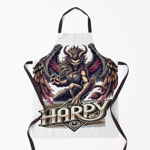 Item preview, Harpy Monster with a retro touch designed and sold by JonelleTshirts.