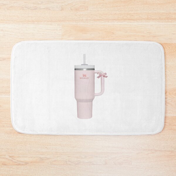 Item preview, Light Pink Bow Stanley Cup Sticker designed and sold by Letsgonjdevils0.