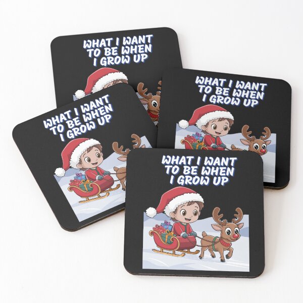 Item preview, What I Want To Be When I Grow Up - Young Boy Imitating Santa Claus designed and sold by signshirtz.