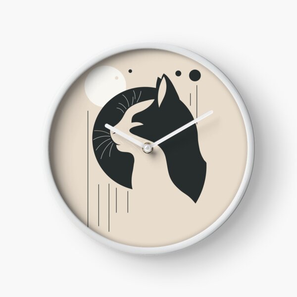 Item preview, Abstract Cat Silhouette mid century style designed and sold by NoaaDesign.