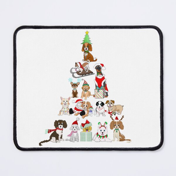 Item preview, Christmas Tree Dogs designed and sold by daphsam.