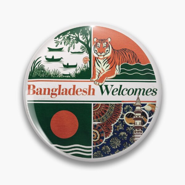 Item preview, Bangladesh Welcomes Flag Map Dhaka, Sundarbans, designed and sold by AnimalsDH305.