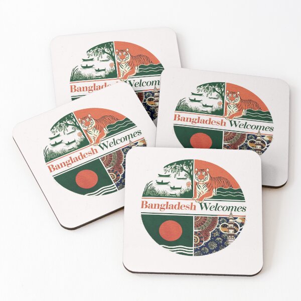 Item preview, Bangladesh Welcomes Flag Map Dhaka, Sundarbans, designed and sold by AnimalsDH305.