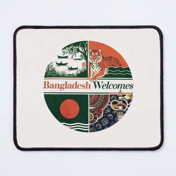 Item preview, Bangladesh Welcomes Flag Map Dhaka, Sundarbans, designed and sold by AnimalsDH305.