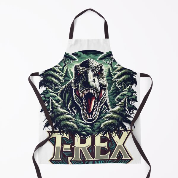 Aperçu de l'œuvre Touche rétro de dinosaure T-rex.  créée et vendue par JonelleTshirts.