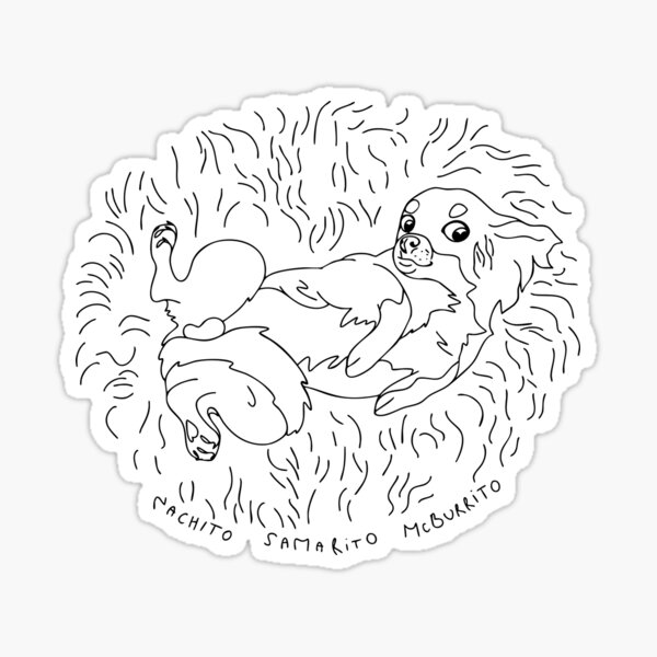 Nachito Lineart Sticker